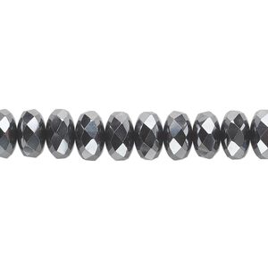 Hemalyke&trade; 1pkg1, faceted rondelle bead 15.5-16 inch 8x3mm