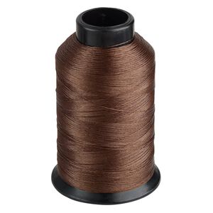 Thread, Nymo&reg;, nylon, brown, size D. Sold per 3-ounce spool.
