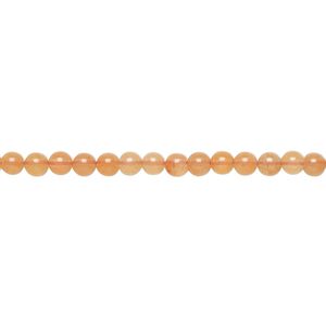 Red aventurine 1pkg1, round bead natural 15.5-16 inch 3mm