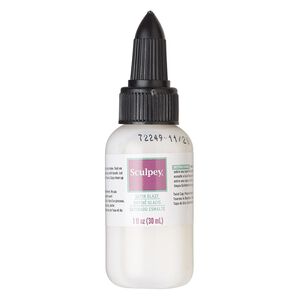 Glaze, Sculpey&reg;, acrylic emulsion, pkg/1-fluid-ounce bottle, satin.