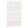 Bag, Tite-Lip&trade;, plastic, white and clear, 2-1/2x2 inch top zip. Sold per pkg of 100. image number 1