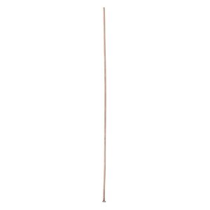 Head pin 1pkg100 copper-plated, 4 inch, 21 gauge brass antique