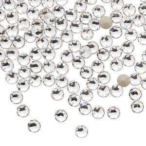 Round stone 1440pk crystal clear foil back, Swarovski&reg; PP31 light round 1098