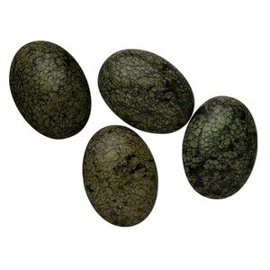 Russian serpentine 1pkg4, calibrated oval cab natural 18x13mm
