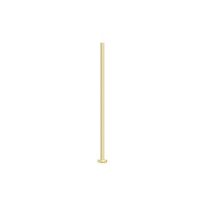 Head pin 1pkg10 14Kt gold-filled, 1 inch, 21 gauge