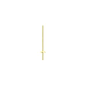 Head pin 1pkg4 14Kt gold-filled, 0.5 inch / cup & peg, 24 gauge