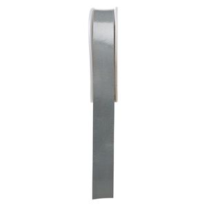 Cord, leather, grey, 20mm flat. Sold per 5-yard spool.