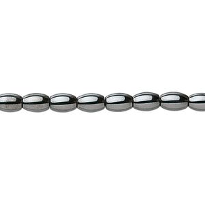 Hemalyke&trade; 1pkg1, oval bead 15.5-16 inch 6x4mm