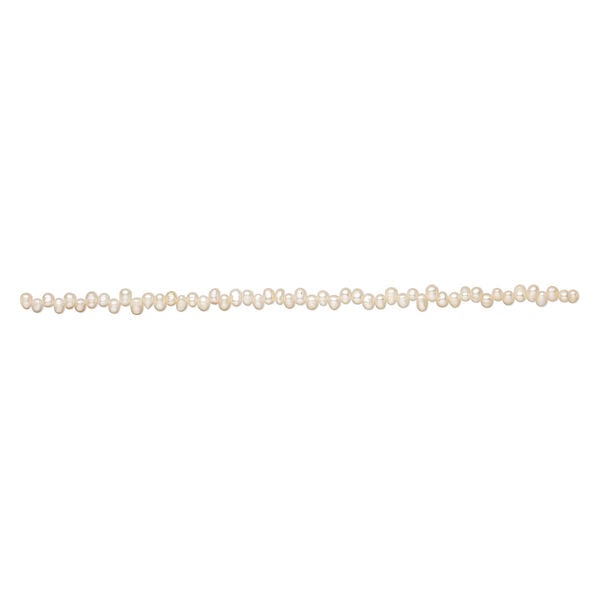 Freshwater pearl 1pkg1, top-drilled rice, 14 inch pale orange 6x4mm-9x5mm cultured image number 1