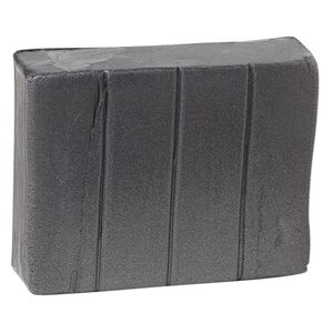 Polymer clay, Sculpey&reg; PREMO, graphite pearl. Sold per 2-ounce bar.