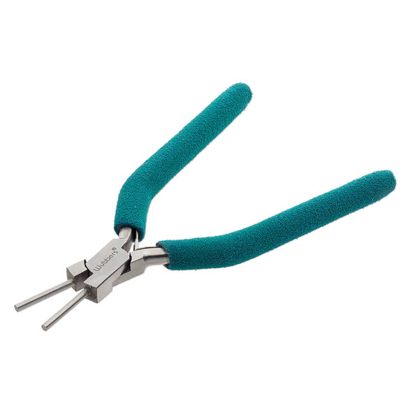 Pliers, Wubbers&reg; Designer Mandrel, pkg/1, small bail-making, steel and rubber, 5.75 inches. image number 1