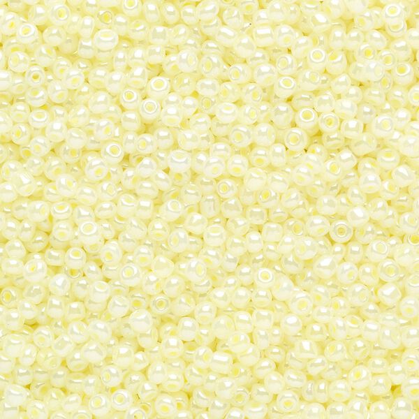Seed bead, Ming Tree&trade;, glass, pkg/1 pound, #11 round, opaque ceylon yellow. image number 0