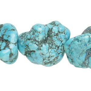 Magnesite 1pkg1, nugget bead 15 inch large