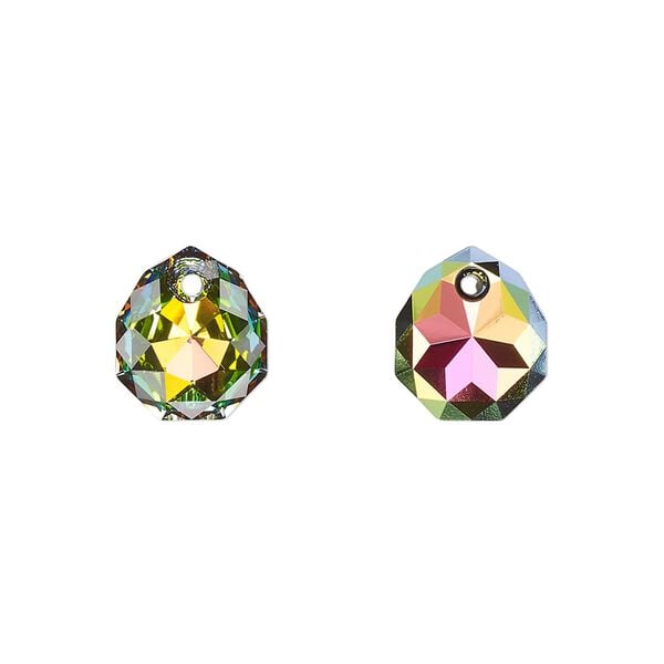 Drop 48pk crystal vitrail medium, Swarovski&reg; 11.5x10mm pendant majestic 6436 image number 0