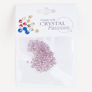 Chaton 144pk light amethyst, Crystal Passions&reg; round PP21 1088