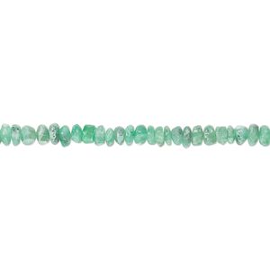 Emerald 1pkg1, hand-cut faceted rondelle bead 12 inch 3x1mm-4x2mm