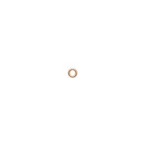 Jump ring 1pkg20 14Kt gold-filled, 2.8mm round, 22 gauge / 1.5mm inside diameter