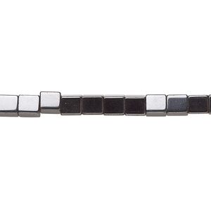 Hemalyke&trade; 1pkg1, cube bead 15.5-16 inch 4mm
