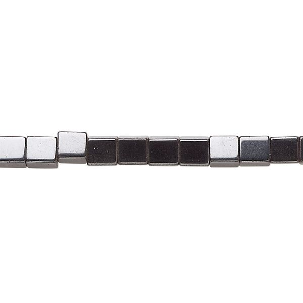 Hemalyke&trade; 1pkg1, cube bead 15.5-16 inch 4mm image number 0