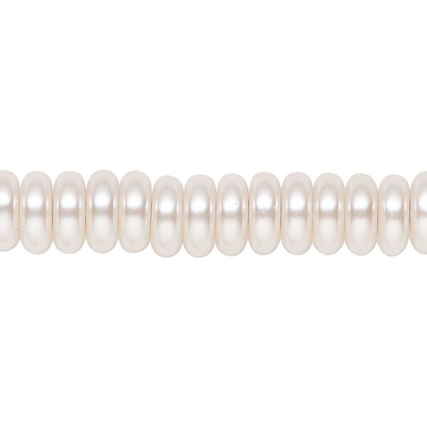 Pearl 1pk light pink, Celestial Crystal&reg; 8x3mm rondelle 15.5-16 inch image number 0