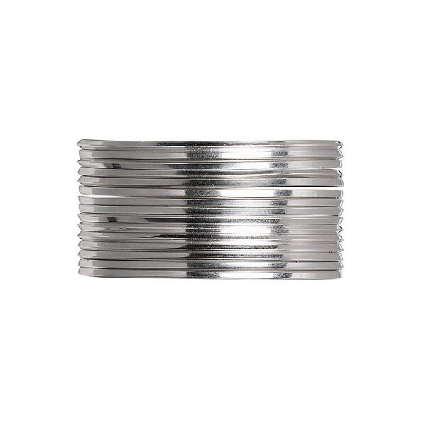Wire, Beadalon&reg;, stainless steel, 3/4 hard, square, 20 gauge. Sold per pkg of 3 meters. image number 0
