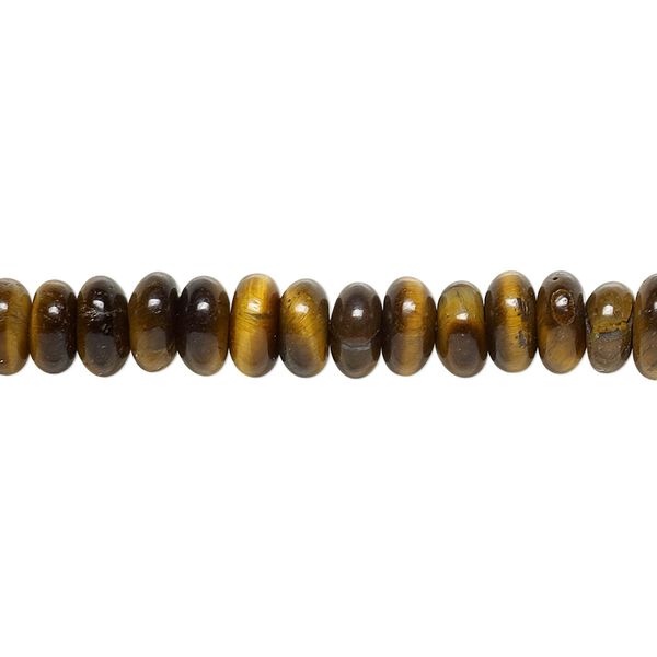 Tigereye 1pkg1, rondelle bead natural 15.5-16 inch 6x3mm image number 0