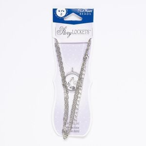 Necklace, silver-finished "pewter" (zinc-based alloy) and steel, 3mm wide, 20 inches with 2-3/4 inch extender chain and lobster claw clasp. Sold individually.