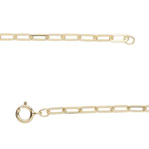 Chain 1pkg1 14Kt gold-filled cable, 2.6mm long / springring clasp, 20 inch