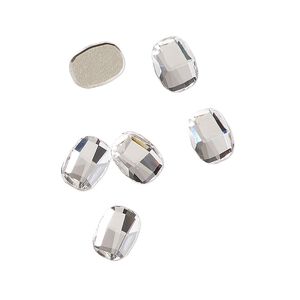 Flat back 6pk crystal foil back, Crystal Passions&reg; 8mm graphic 2585