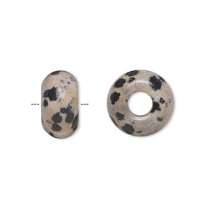 Dalmatian jasper 1pkg2, rondelle bead natural 14x8mm Dione&reg;