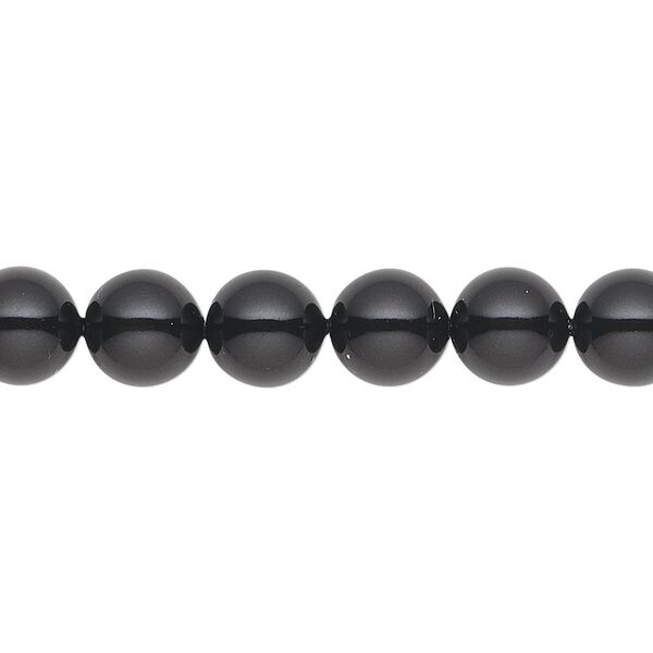 Pearl 250pk mystic black, Swarovski&reg; 8mm gemcolors round 5810 image number 0