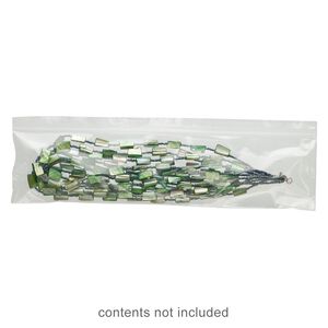 Bag, Tite-Lip&trade;, plastic, clear, 12x3-inch side zip. Sold per pkg of 100.