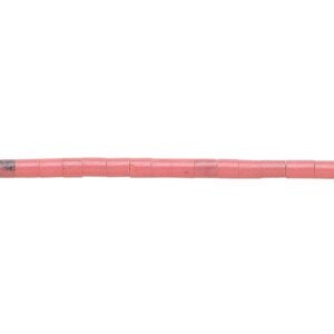 Bead, "rhodonite" (imitation) (plastic), opaque, 2-3mm heishi. Sold per 22-inch strand.