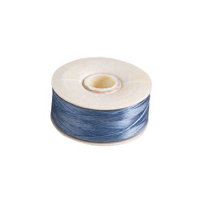 Thread, Nymo&reg;, nylon, royal blue, size B. Sold per 72-yard bobbin.