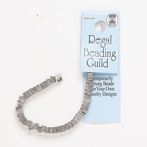 "Pewter" (zinc-based alloy) / enamel 1pkg46, textured square rondelle bead antique silver-finish 5x2mm-5x3mm