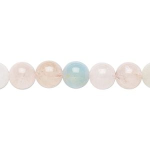 Beryl 1pkg1, round bead B grade, 15.5-16 inch 8mm