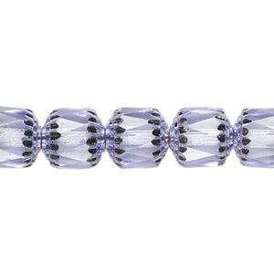 Bead, Czech glass, lilac and metallic lilac, 10mm round cathedral. Sold per 15-1/2" to 16" strand.