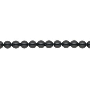 Pearl 500pk mystic black, Crystal Passions&reg; 4mm round 5810