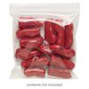 Bag, Tite-Lip&trade;, plastic, clear, 4x4-inch top zip with top hole. Sold per pkg of 1,000. image number 0