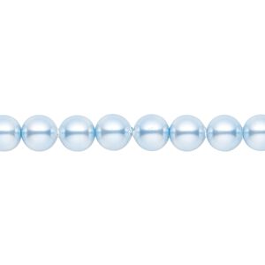 Pearl 500pk light blue, Crystal Passions&reg; 6mm round 5810