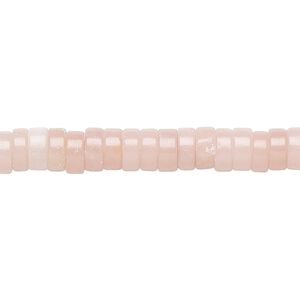 Pink aragonite 1pkg1, heishi bead B grade, 15.5-16 inch 6x3mm