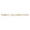 Mother-of-pearl shell 1pkg1, flat oval bead 15 inch pear 19x15mm-20x15mm image number 1