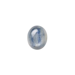 Blue kyanite 1pkg1, calibrated oval cab 12x10mm