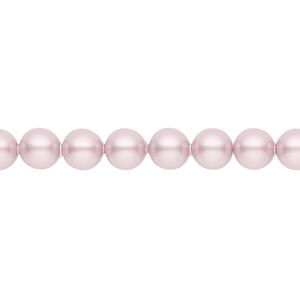 Pearl 500pk powder rose, Crystal Passions&reg; 6mm round 5810