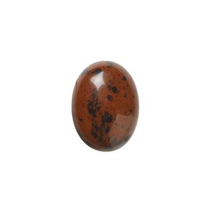 Mahogany obsidian 1pkg2, calibrated oval cab natural 16x12mm