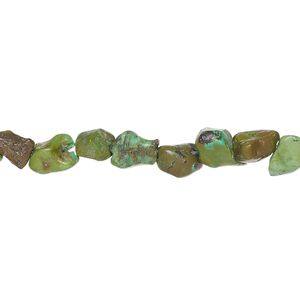 Turquoise 1pkg1, freeform bead 15.5-16 inch 5x4mm-14x7mm