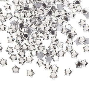 Flat back 720pk crystal foil back, Swarovski&reg; hotfix 4mm star flower 2754