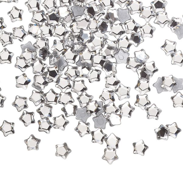 Flat back 720pk crystal foil back, Swarovski&reg; hotfix 4mm star flower 2754 image number 0