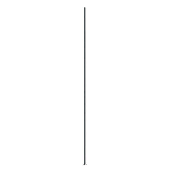Head pin 1pkg100 gunmetal-plated, 2 inch, 24 gauge brass image number 0