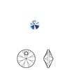 Drop 720pk dark sapphire, Swarovski&reg; ReCreated&trade; 6mm pendant mini disk 6428 image number 0